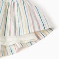 SS DRESS STRIPES, BLANCO, 3/4 - Kinder Guatemala -