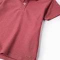 SS SHIRT COTTON, MARRÓN, 3/4 - Kinder Guatemala -