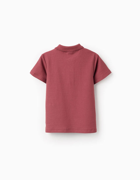 SS SHIRT COTTON, MARRÓN, 3/4 - Kinder Guatemala -