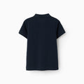 SS SHIRT PIQUE, AZUL OSCURO, 3/4 - Kinder Guatemala -