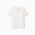 SS SHIRT PIQUE, BLANCO, 3/4 - Kinder Guatemala -