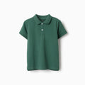 SS SHIRT PIQUE, VERDE OSCURO, 3/4 - Kinder Guatemala -