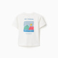 SS TSHIRT COTTON, WHITE, 6/9M - Kinder Guatemala -