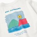 SS TSHIRT COTTON, WHITE, 6/9M - Kinder Guatemala -