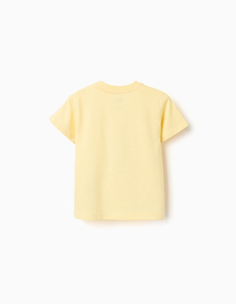 SS TSHIRT JERSEY, AMARILLO CLARO, 6/9M - Kinder Guatemala -
