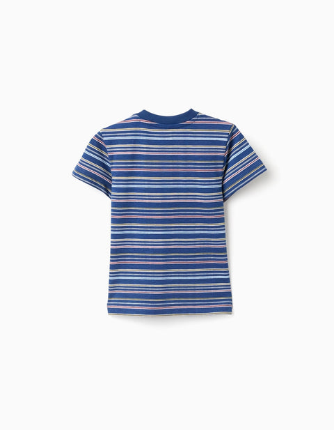 SS TSHIRT JERSEY, DARK BLUE, 6/9M - Kinder Guatemala -