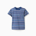 SS TSHIRT JERSEY, DARK BLUE, 6/9M - Kinder Guatemala -