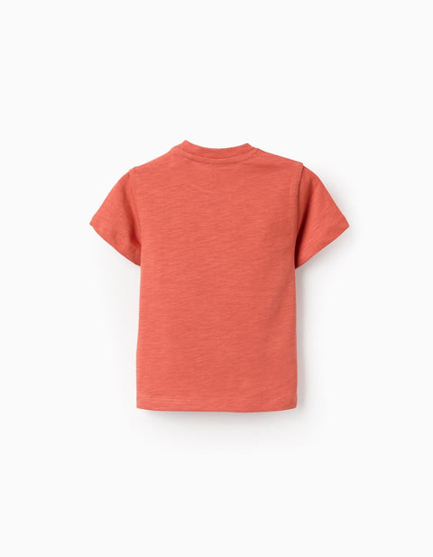 SS TSHIRT JERSEY, NARANJA, 6/9M - Kinder Guatemala -
