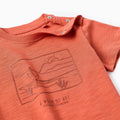 SS TSHIRT JERSEY, NARANJA, 6/9M - Kinder Guatemala -