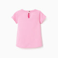 SS TSHIRT JERSEY, ROSA, 24/36M - Kinder Guatemala -