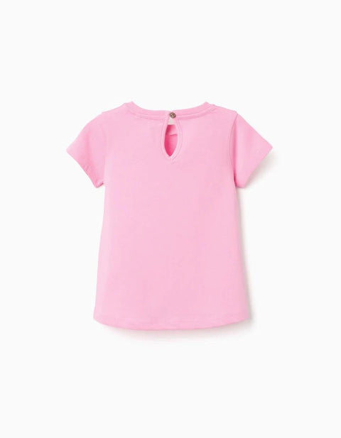 SS TSHIRT JERSEY, ROSA, 24/36M - Kinder Guatemala -
