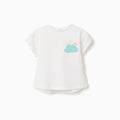 SS TSHIRT JERSEY, WHITE, 12/18M - Kinder Guatemala -