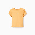 SS TSHIRT RIB, DARK YELLOW, 12/18M - Kinder Guatemala -