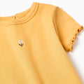 SS TSHIRT RIB, DARK YELLOW, 12/18M - Kinder Guatemala -