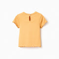 SS TSHIRT RIB, DARK YELLOW, 12/18M - Kinder Guatemala -