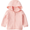 Sudadera Carters con capucha y zipper color rosada de fleece para niña - Kinder Guatemala - Suéteres