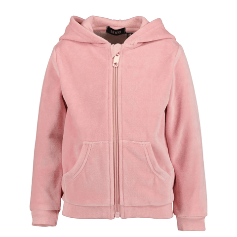 Sudadero Blue Seven rosado con capucha, zipper y bolsas al frente para niña. - Kinder Guatemala - 