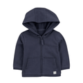 Sudadero Carters con capucha, bolsas al frente y zipper color azul de french terry para niño - Kinder Guatemala - Sudadero
