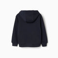SWEAT FLEECE COTTON, AZUL OSCURO, 3/4 - Kinder Guatemala -