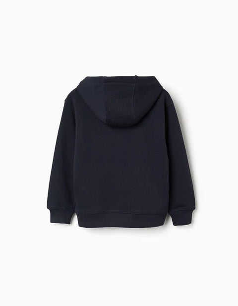 SWEAT FLEECE COTTON, AZUL OSCURO, 3/4 - Kinder Guatemala -