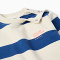 SWEAT FLEECE COTTON, AZUL OSCURO, 6/9M - Kinder Guatemala -