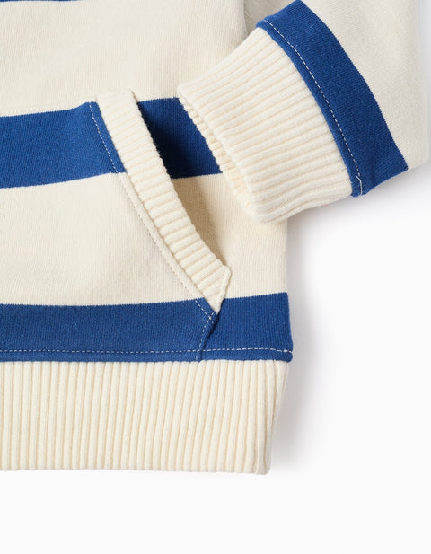 SWEAT FLEECE COTTON, AZUL OSCURO, 6/9M - Kinder Guatemala -