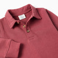 SWEAT FLEECE COTTON, BROWN, 6/9M - Kinder Guatemala -