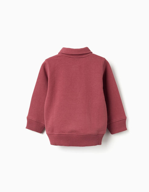 SWEAT FLEECE COTTON, BROWN, 6/9M - Kinder Guatemala -