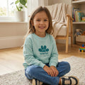 SWEATER FLEECE, AZUL CLARO, 3/4 - Kinder Guatemala -