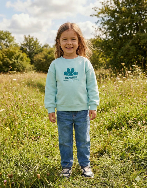 SWEATER FLEECE, AZUL CLARO, 3/4 - Kinder Guatemala -