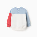 SWEATSHIRT FLEECE, AZUL CLARO, 6/9M - Kinder Guatemala -