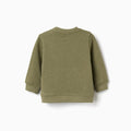 SWEATSHIRT FLEECE, DARK GREEN, 12/18M - Kinder Guatemala -