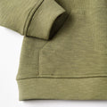 SWEATSHIRT FLEECE, DARK GREEN, 12/18M - Kinder Guatemala -