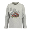 T-shirt Blue Seven gris manga larga con estampado bordado para niño. - Kinder Guatemala - 