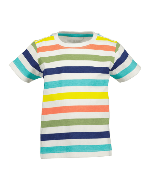 T-shirt Blue Seven manga corta rayada multicolor para niño - Kinder Guatemala - t-shirt