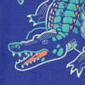 T-shirt Carter Playwear manga corta diseño de cocodrilo azul para niño - Kinder Guatemala - 