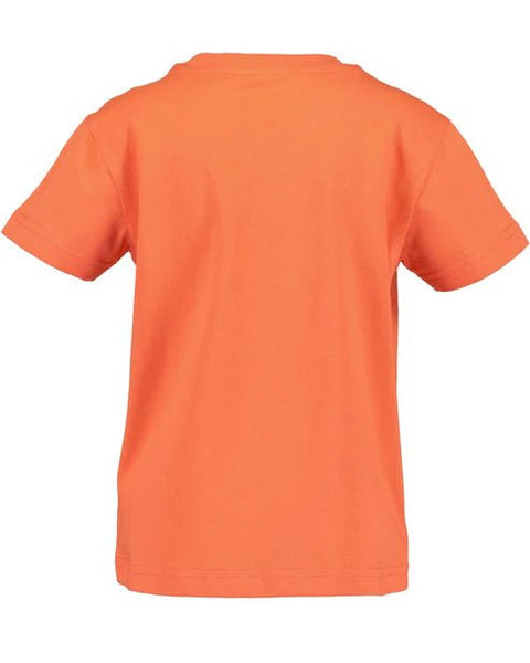 T-shirt de algodón orgánico Blue Seven Vehicle naranja - Kinder Guatemala -