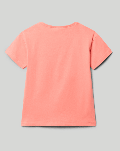 T-shirt de Jersey Blue Seven naranja con moños - Kinder Guatemala -