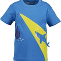 T-shirt de Jersey Blue Seven Submarino azul medio con tiburón - Kinder Guatemala -