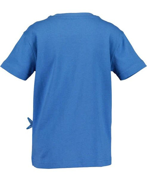 T-shirt de Jersey Blue Seven Submarino azul medio con tiburón - Kinder Guatemala -