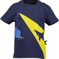 T-shirt de Jersey Blue Seven Submarino azul oscuro con tiburón - Kinder Guatemala -