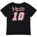 T-Shirt deportiva Messi Manga corta logo tee Messi color negro unisex - Kinder Guatemala - Playera deportiva