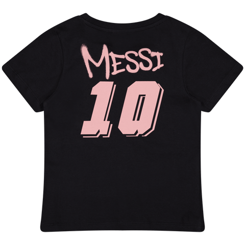 T-Shirt deportiva Messi Manga corta logo tee Messi color negro unisex - Kinder Guatemala - Playera deportiva