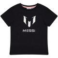 T-Shirt deportiva Messi Manga corta logo tee Messi color negro unisex - Kinder Guatemala - Playera deportiva