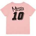 T-Shirt deportiva Messi Manga corta logo tee Messi color rosado unisex - Kinder Guatemala - Playera deportiva