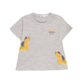 T-shirt Street Monkey manga corta color gris para niño - Kinder Guatemala - Camisa