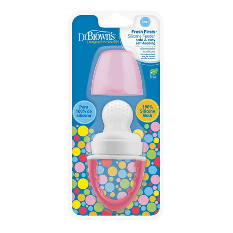 Dispensador de Silicón para Comer Fruta, Rosado, 1-pack