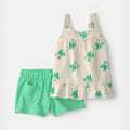 TG 2PC Short Set green fish - Kinder Guatemala -