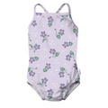 Traje de baño ecológico Green Sprout con pañal incorporado diseño de lavandas color lila para niña - Kinder Guatemala - Traje de baño