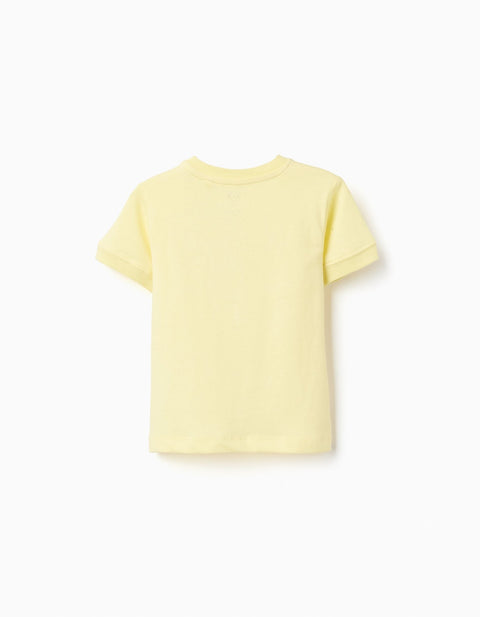 TSHIRT SS JERSEY, YELLOW, 6/9M - Kinder Guatemala -